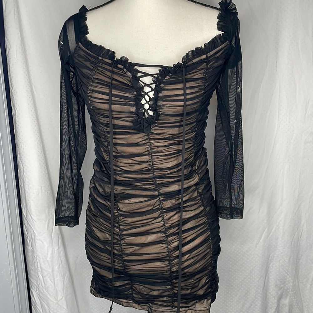 Fashion Nova Maura Mesh dress
